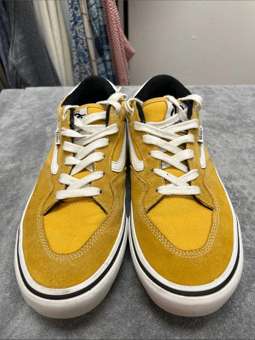 Vans Rowan Pro Yellow & White Low Top Sneakers